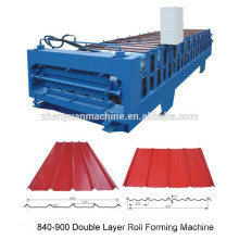 double roofing tile forming equipment/roll forming machinery production line